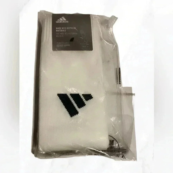 NWT Adidas Adi 23 black white performance soccer football socks M - Picture 2 of 3